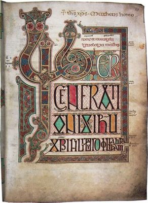 O Lindisfarne Gospels: Um Testemunho Vibrante da Fé Anglo-Saxônica e uma Sinfonia de Detalhes Intrincados!